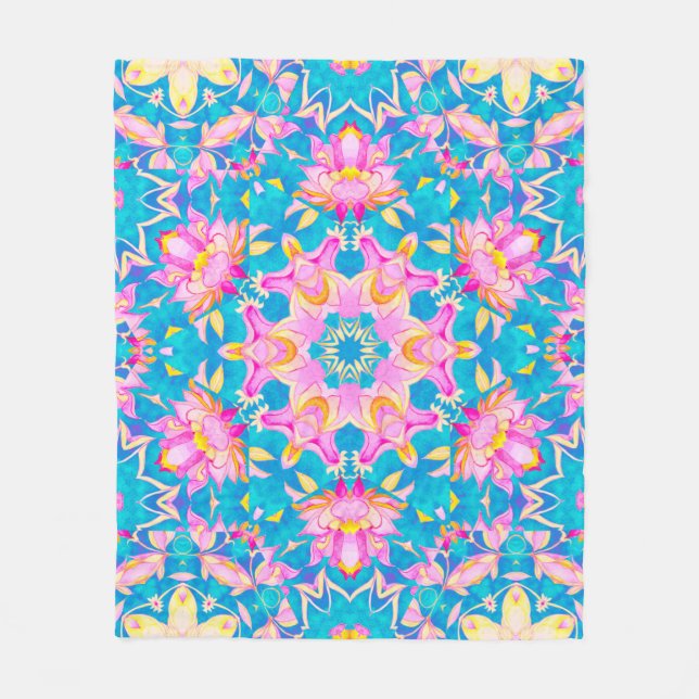 Abstract islamic pattern in arabian style. Seamles Fleece Blanket (Front)