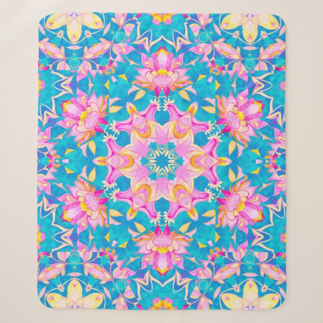 Abstract islamic pattern in arabian style. Seamles Sherpa Blanket (Front)