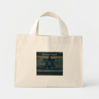 abstract israel mini tote bag