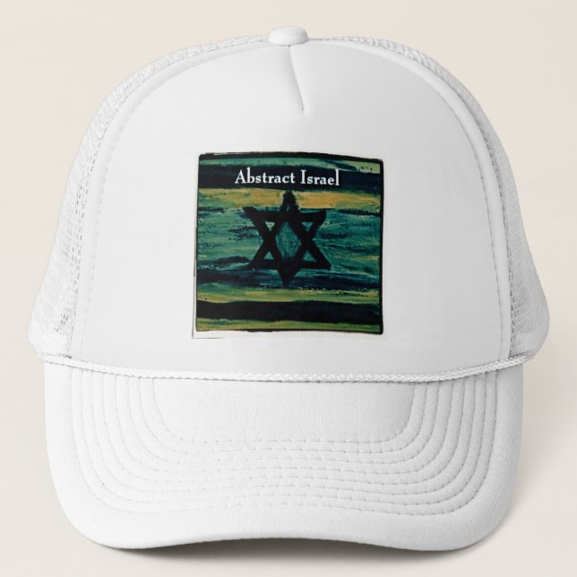 ABSTRACT ISRAEL TRUCKER HAT (Front)