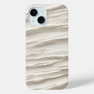 Abstract Ivory Texture iPhone 15 Case