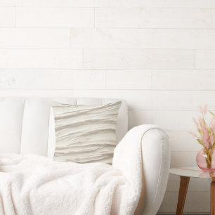 Abstract Ivory Texture Cushion