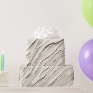 Abstract Ivory Texture Wrapping Paper