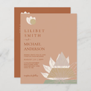 Abstract Japandi Scandinavian Geometric Wedding