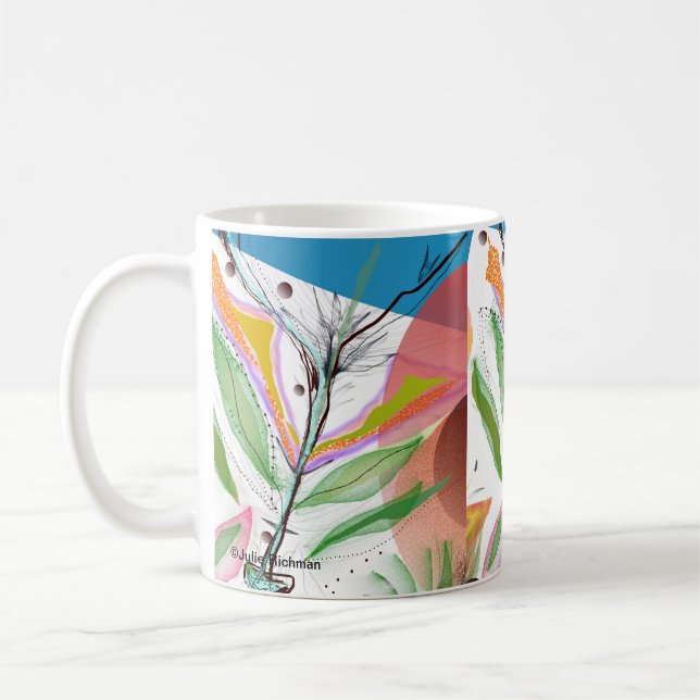 Abstract JAZZY Mug (Left)