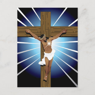 Abstract Jesus Christ Postcard