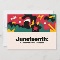 Abstract Juneteenth A Celebration of Freedom Desi