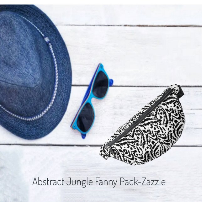 Abstract Jungle Bum Bags (Creator Uploaded)
