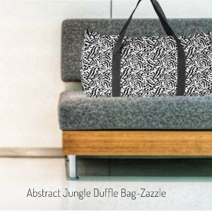 Abstract Jungle Duffle Bag