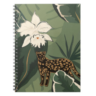 Abstract Jungle: Leopards Creative Pattern Notebook
