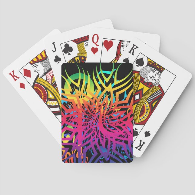 Abstract Jungle Playing Cards (Back)