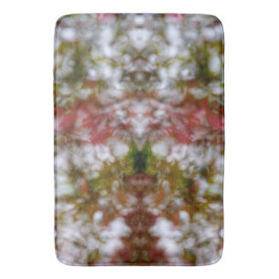 Abstract kaleidoscope figure bath mat