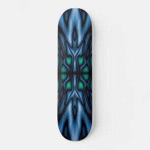 Abstract kaleidoscope pattern skateboard