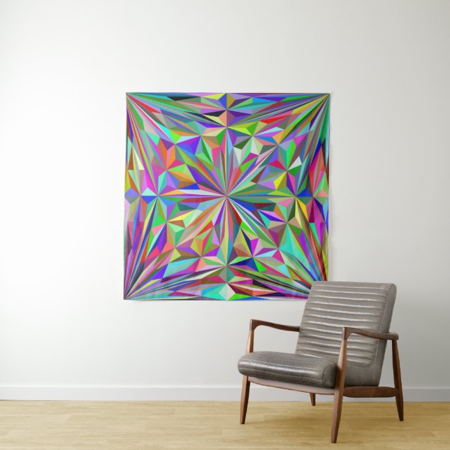 Abstract kaleidoscope tapestry (In Situ)