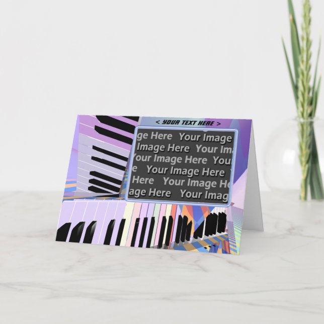 Abstract Keyboards for Photo Card (Front)