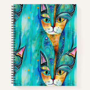 Abstract Kittens  Notebook