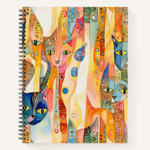 Abstract Kittens  Notebook