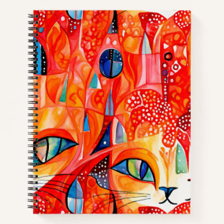Abstract Kittens  Notebook