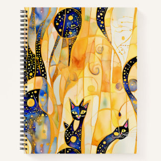 Abstract Kittens Notebook