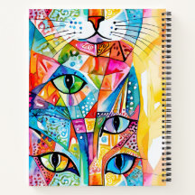 Abstract Kittens  Notebook