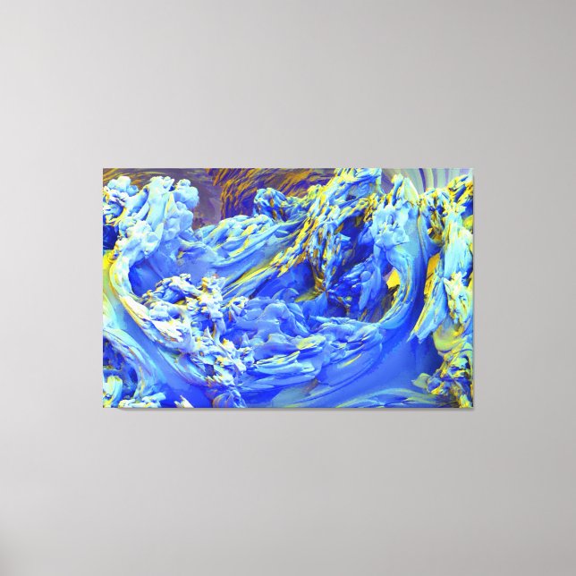 Abstract Landscape Canvas Print (Front)