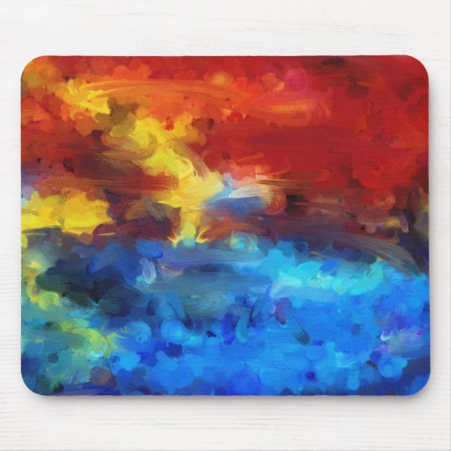abstract Landscape Mouse Pad (Front)