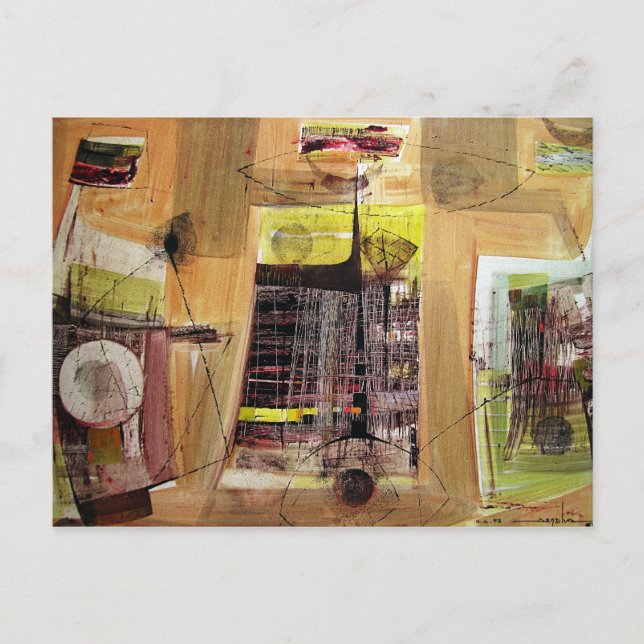 Abstract Landscape of Potosi Bolivia  30.6x21.3 Postcard (Front)