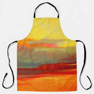 abstract landscape oil painting on canvaspaint,oil apron