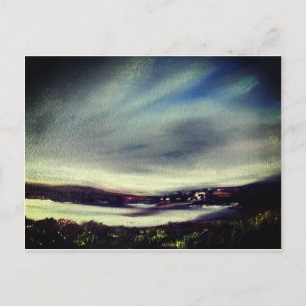 Abstract Landscape Postcard