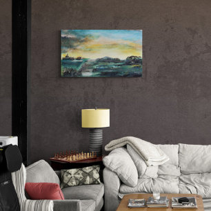 Abstract Landscape Poster