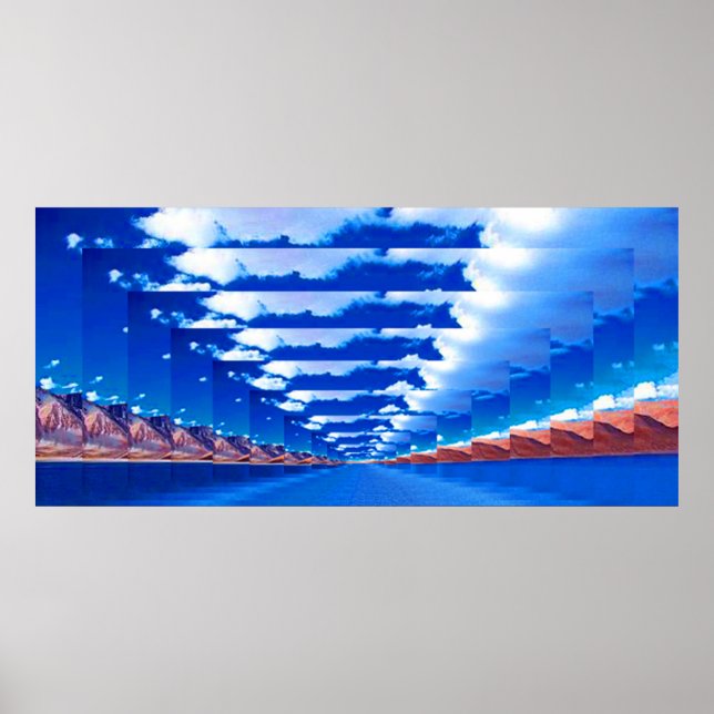 Abstract Landscape Poster (Front)