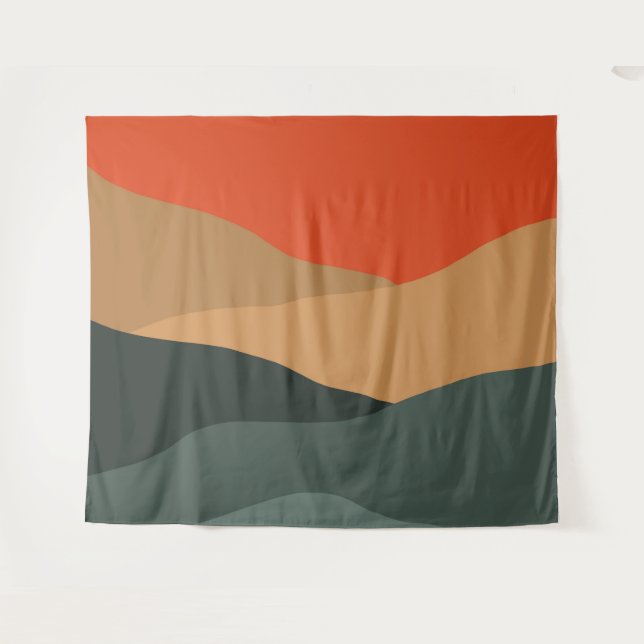 Abstract landscape tapestry (Front (Horizontal))