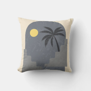 Abstract landscape wall art cushion