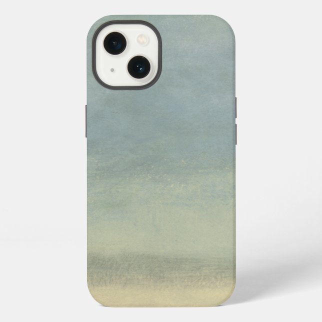 Abstract Landscape with Overcast Sky iPhone Case (Back)