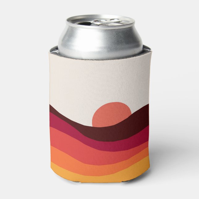 Abstract landscape with sea at sunset can cooler (Can Front)