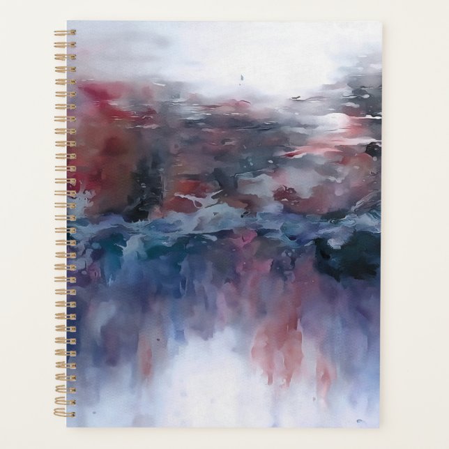 Abstract Landscape with Vibrant Hues v1 Planner (Front)