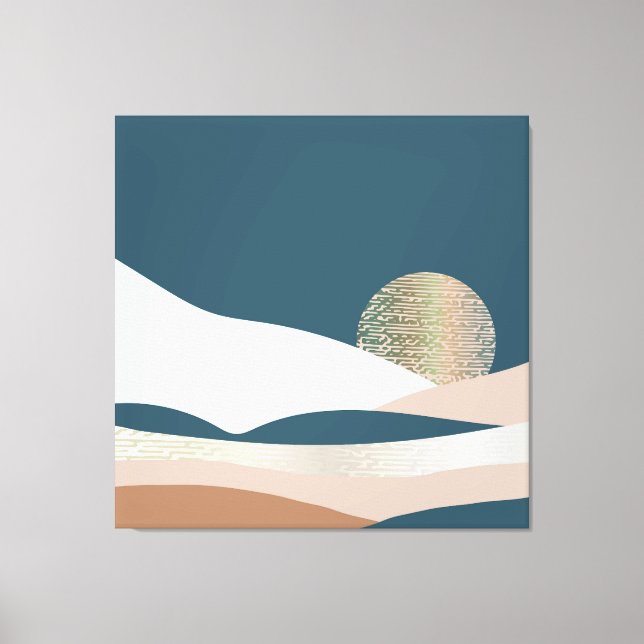 Abstract landscapes  canvas print (Front)