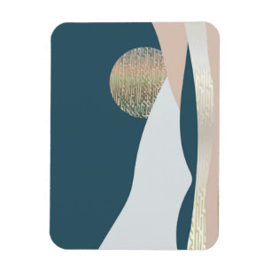 Abstract landscapes magnet
