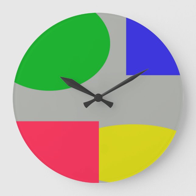Abstract Large Clock (Front)