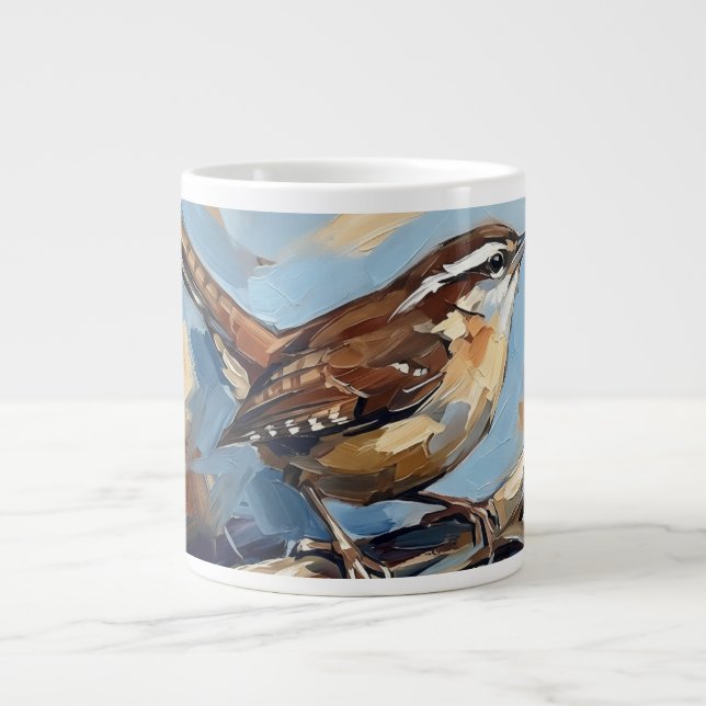 Abstract Large Coffee Mug (Front)
