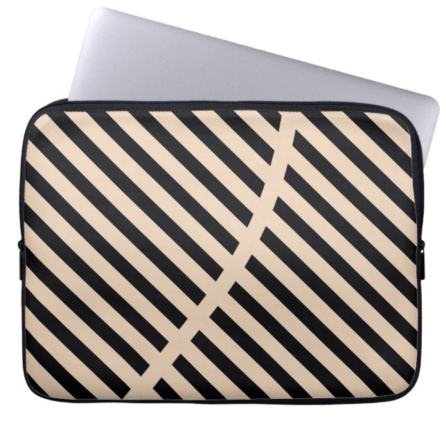 Abstract Laser cut panel Laptop Sleeve (Front)