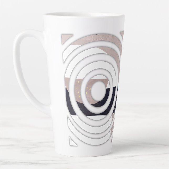 Abstract latte mug design (Left)