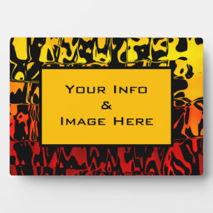 Abstract Lava Swirl Frame
