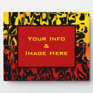 Abstract Lava Swirl Frame