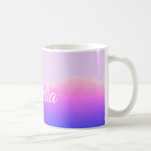 Abstract lavender watercolor pattern  coffee mug