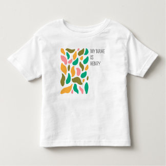 Abstract Leaf Pattern Toddler T-Shirts