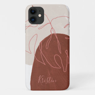 Abstract Leaf Terra Cotta Shapes Case-Mate iPhone Case