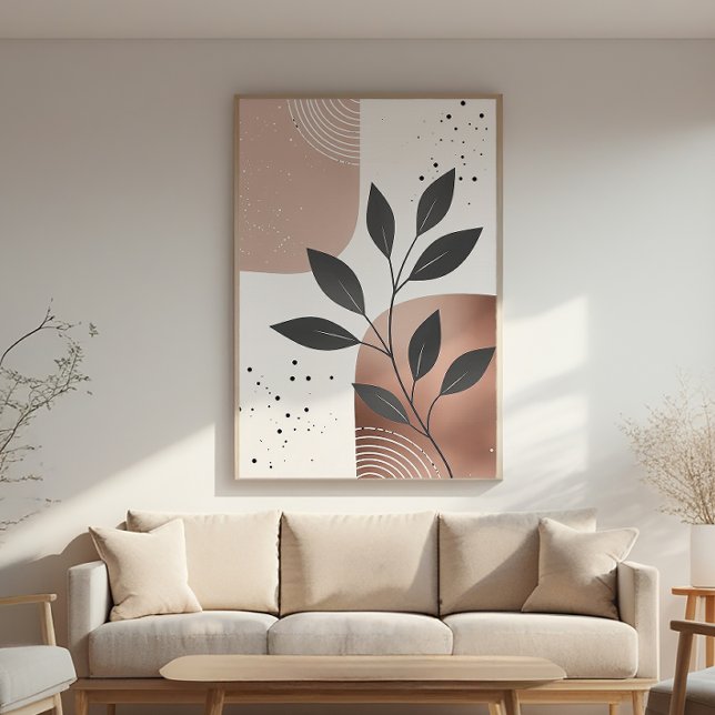 Abstract Leaf Zen - Minimalist Wall Art Poster (Creator Uploaded)