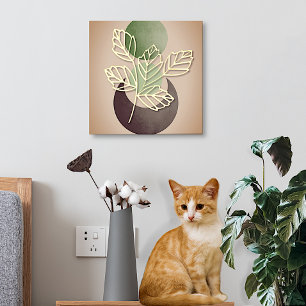 Abstract Leaves Botany Foil Prints