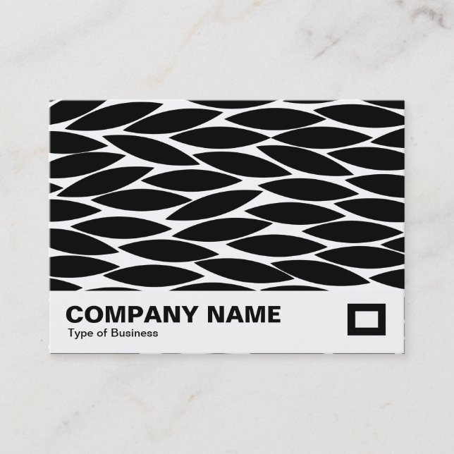 Abstract Leaves Business Card (Front)